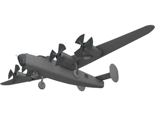 Consolidated B-24 Liberator 3D Model