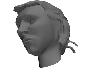 Head Messi 3D Model