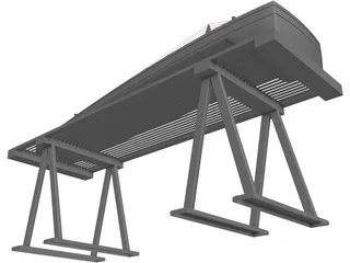 Dulcimer 3D Model