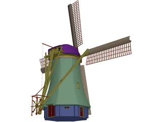 Windmill 3D Model