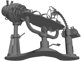 Mad Scientific Medical Device 3D Model