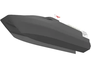 Catamaran 3D Model