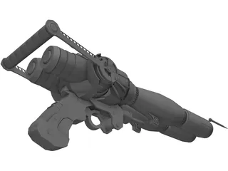 Caster Gun 3D Model