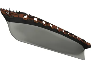 La Creole Hull 3D Model