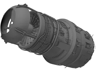 FZ Engine 3D Model