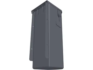 Plastic Mailbox 3D Model