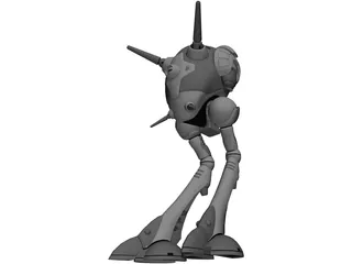 Zentraedi Battlepod 3D Model