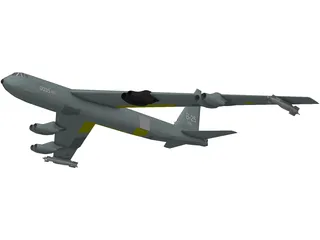 Boeing B-52 Stratofortress 3D Model