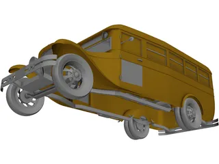 School Bus 3D Model