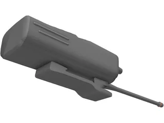 ICOM Handheld Radio Model F43 3D Model