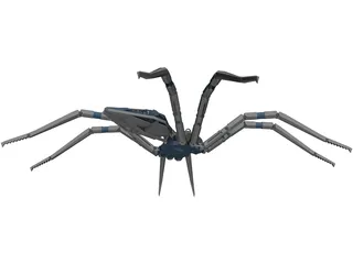 Mechanical Spider Robot 3D Model