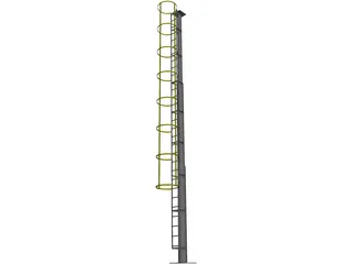 Cat Ladder 3D Model