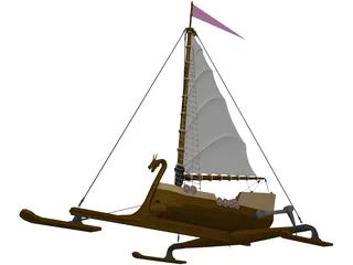 Boat 3D Model