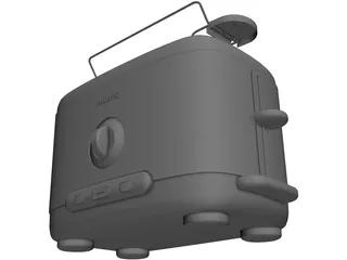 Philips Toaster 3D Model