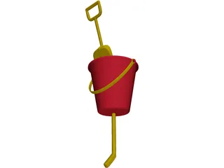 Sand Bucket 3D Model