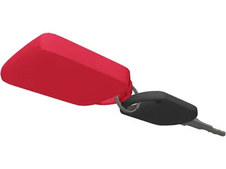 Car Key Fob 3D Model
