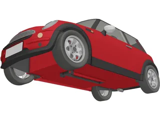 Mini Cooper 3D Model