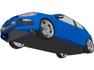 Volkswagen Golf V Mk6 GTR 3D Model