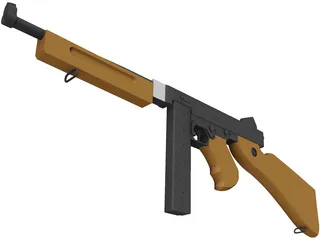 M1A1 Thompson 3D Model