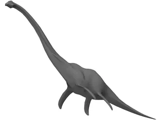Nessie Dinosaur 3D Model