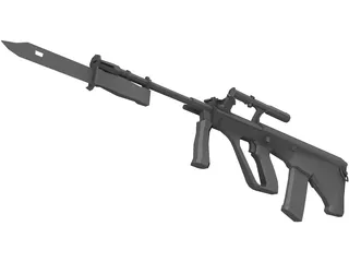 Steyr-Aug 3D Model