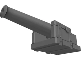 Cannon 3D Model