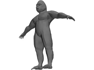 King Kong 3D Model