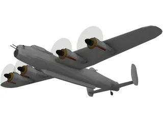 Avro Lancaster 3D Model