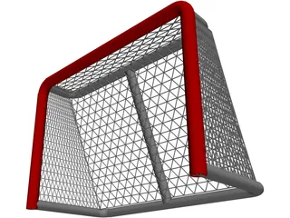 Hockey Goal 3D Model