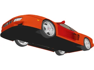 Ferrari Testarossa (1984) 3D Model