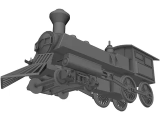 Steamtrain 3D Model