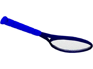 Tennis Racquet 3D Model