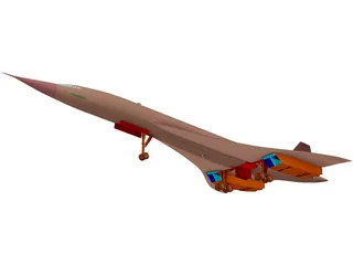 Concorde 3D Model