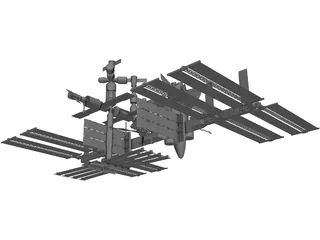 International Space Station 3D Model