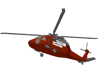 Sikorsky UH-60 Black Hawk 3D Model