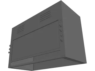 6 Inch Laboratory Fume Hood 3D Model