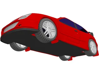 Citroen Xsara Coupe Rally Car 3D Model