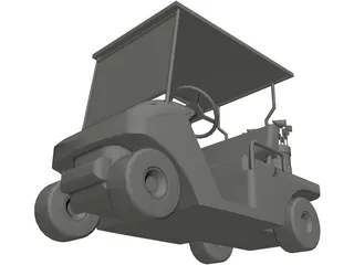 Golf Cart 3D Model