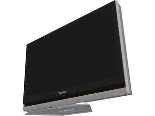 TV Toshiba Regza Z1000 3D Model