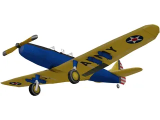 Ryan PT-19 Cornell 3D Model