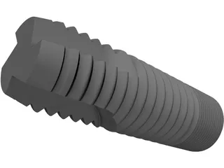 Dental Implant 3D Model