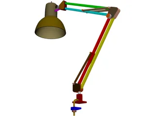 Lamp Gooseneck 3D Model