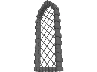 Window Castle 3D Model