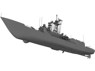 FFG-58 Samuel Roberts 3D Model