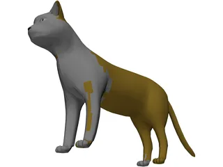 Cat 3D Model