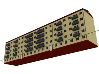 Building Apartment 3D Model