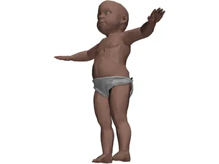 Toddler 3D Model