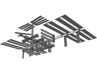 International Space Station 3D Model