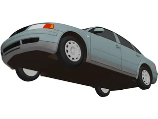 Volkswagen Passat (1999) 3D Model