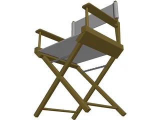 Chair Directors 3D Model